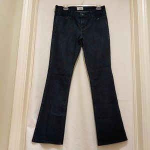 Old Navy - The Flirt - Slim Boot Jeans. Size 6/ Regular , Dark Wash Denim Color.